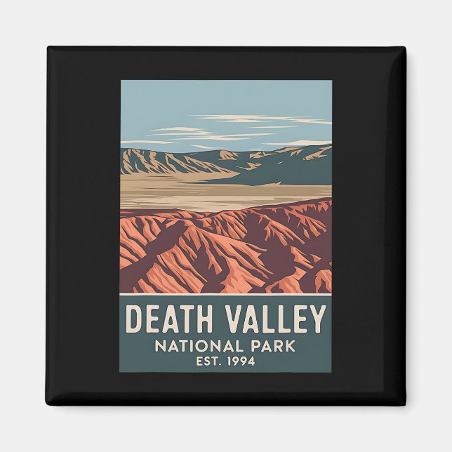 Aimant Parc national de la vallée de la Mort Camping rand (Devant)