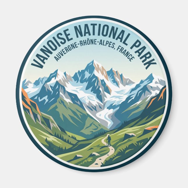 Aimant Parc national de la Vanoise France (Devant)