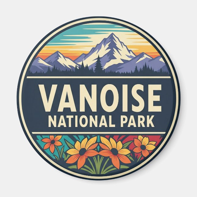Aimant Parc national de la Vanoise France Voyage (Devant)