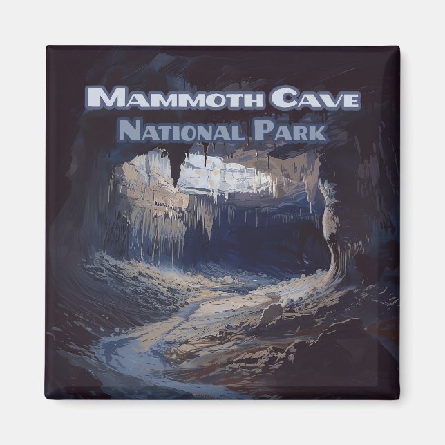 Aimant Parc national de Mammoth Cave Kentucky (Devant)