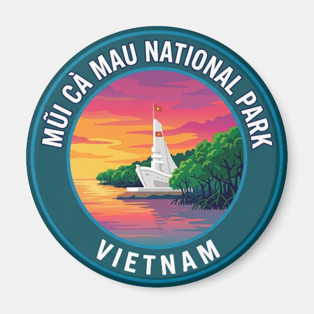 Aimant Parc national de Mũi Cà Mau Viêt Nam (Devant)