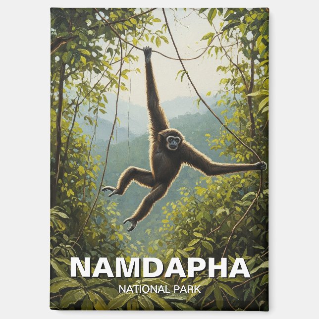 Aimant Parc national de Namdapha, voyage en Inde (Recto)