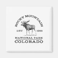 Parc national de Rocky Mountain Colorado Moose Ran