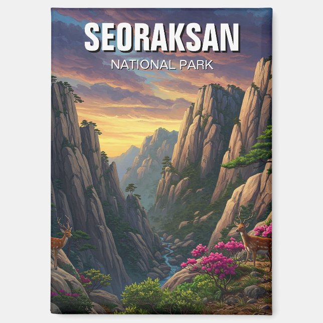 Aimant Parc national de Seoraksan Corée (Recto)