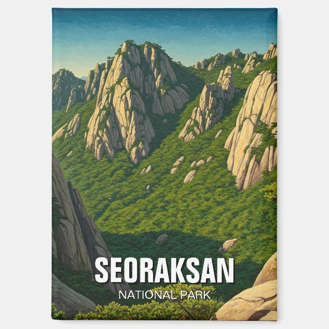 Aimant Parc national de Seoraksan Corée (Recto)