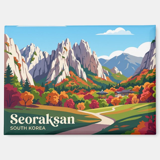 Aimant Parc national de Seoraksan Corée du Sud (Recto)