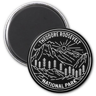 Aimant Parc national de Theodore Roosevelt Monoline