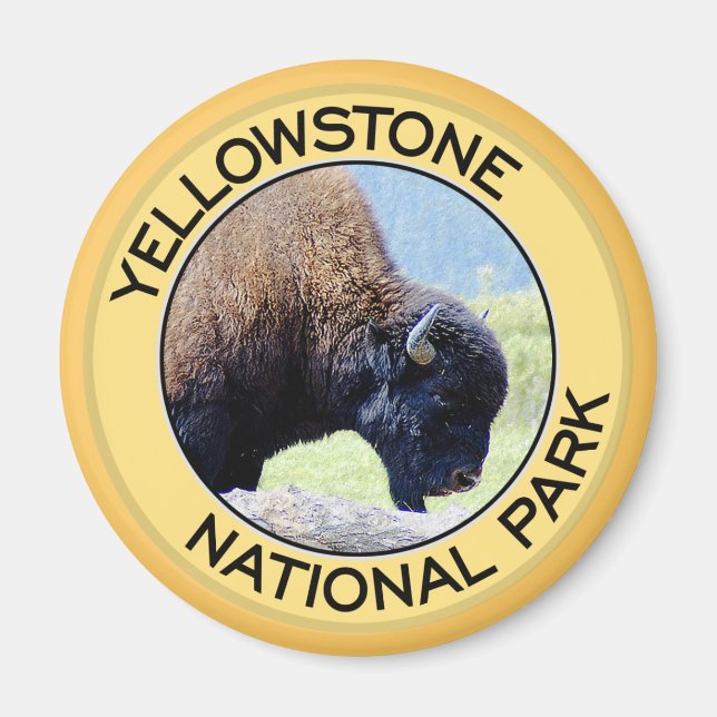 Aimant Parc national de Yellowstone (Devant)