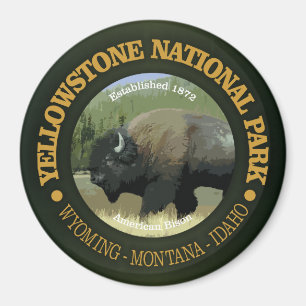 Aimant Parc national de Yellowstone (bison)