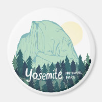 Parc national de Yosemite Demi-Dôme Vert Turquoise