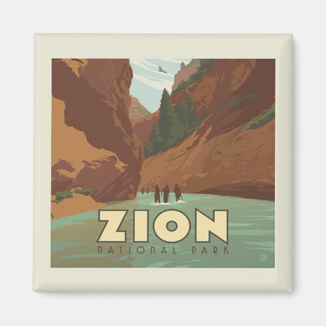 Aimant Parc national de Zion | Les Étroits (Devant)