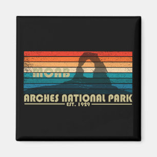 Aimant Parc national des Arches Moab Utah art vintage