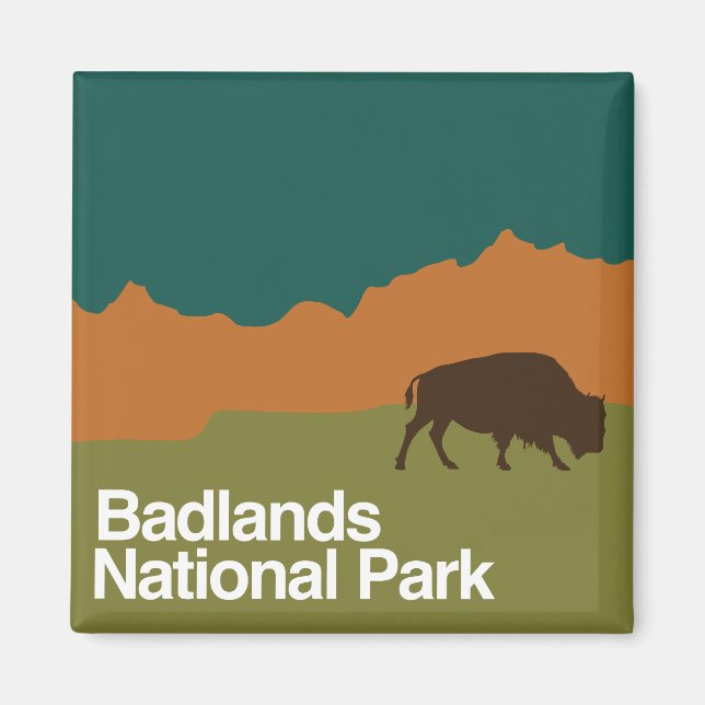 Aimant Parc national des Badlands (Devant)