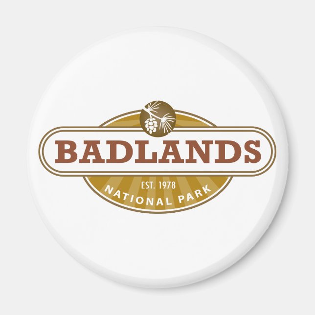 Aimant Parc national des Badlands (Devant)