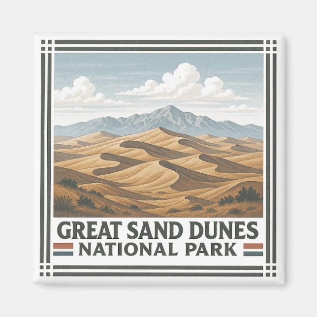 Aimant Parc national des Dunes de sable (Devant)