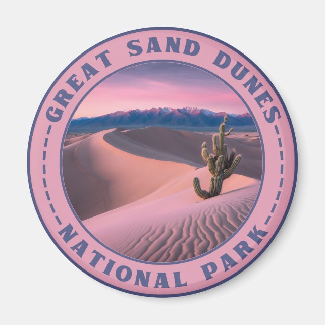 Aimant Parc national des Great Sand Dunes (Devant)