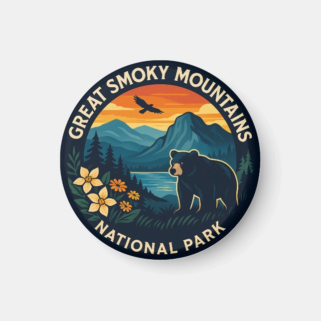 Aimant Parc national des Great Smoky Mountains (Devant)