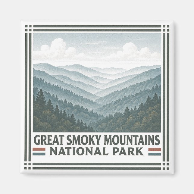 Aimant Parc national des Great Smoky Mountains (Devant)