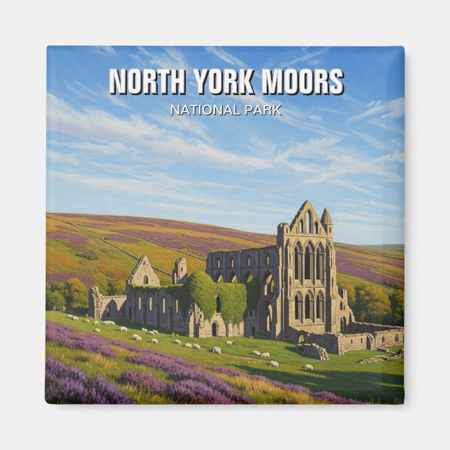 Aimant Parc national des North York Moors Angleterre (Devant)