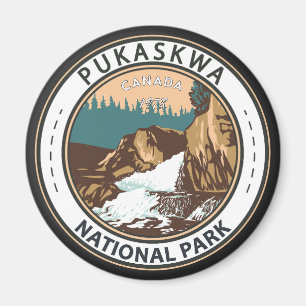 Aimant Parc national du Canada Pukaskwa Insigne Vintage d
