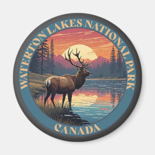 Aimant Parc national du Canada Waterton Lakes