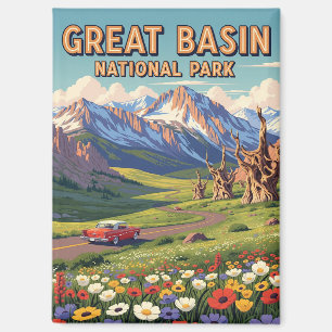 Aimant Parc national du Grand Bassin vintage Nevada