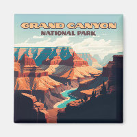 Parc national du Grand Canyon Arizona Retro