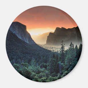 Aimant Parc national du lever de soleil   Yosemite