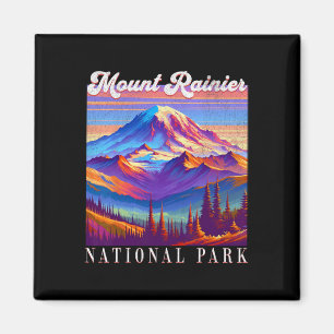 Aimant Parc national du mont Rainier Souvenir d'art de mo