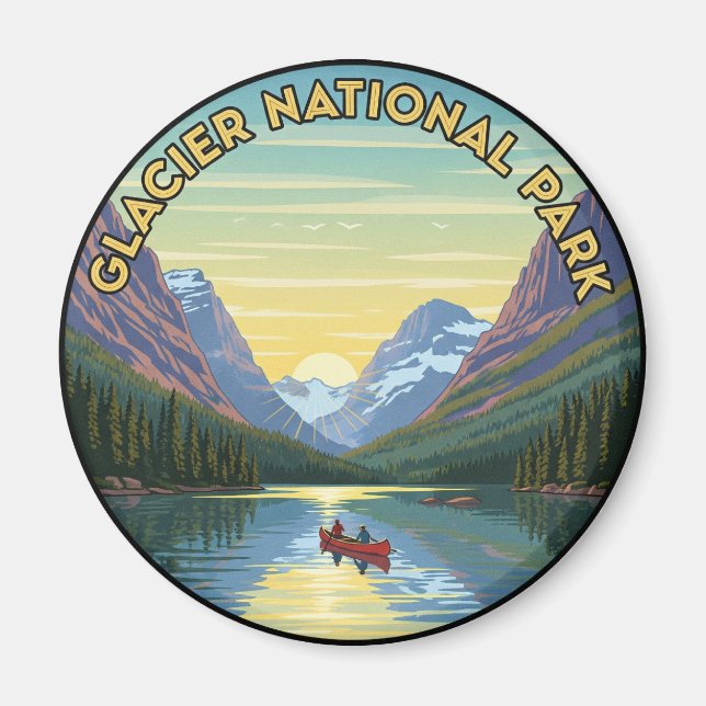 Aimant Parc national Glacier Voyage (Devant)