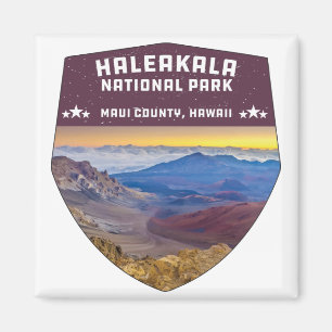 Aimant Parc national Haleakala Hawaii Volcano Souvenir