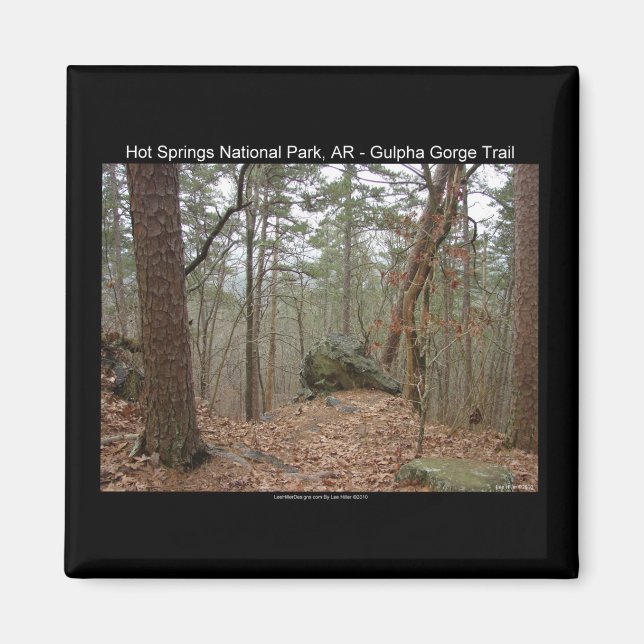 Aimant Parc national Hot Springs Gorge Gorge Trail (Devant)