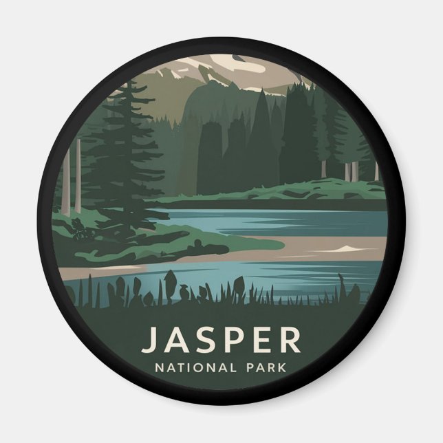 Aimant Parc national Jasper (Devant)