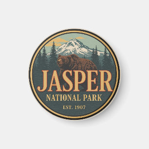 Aimant Parc national Jasper, aventure dans les montagnes 