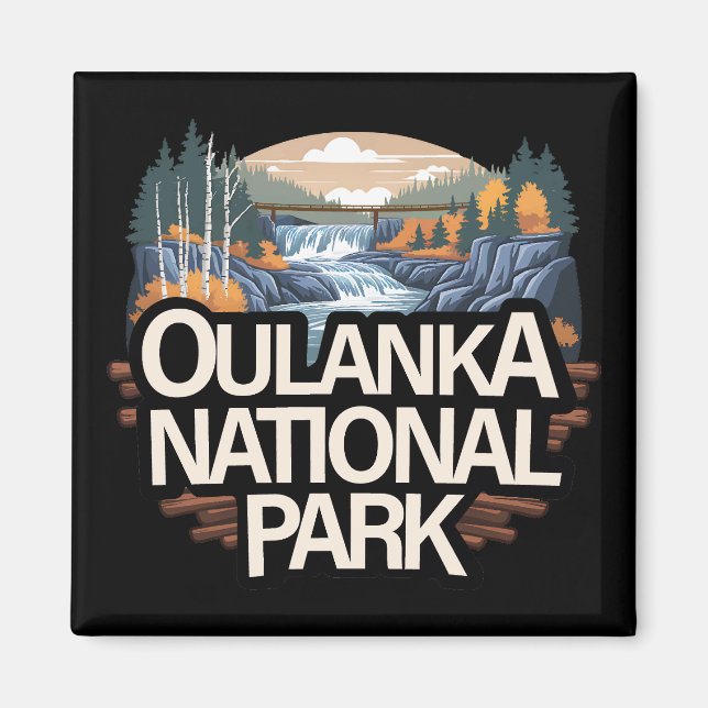 Aimant Parc national Oulanka Finlande (Devant)