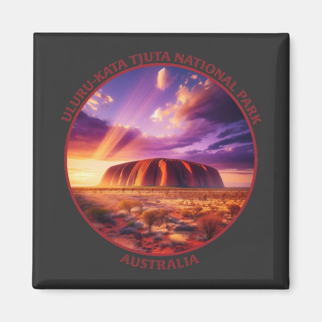 Aimant Parc national Uluru-Kata Tjuta, Australie (Devant)