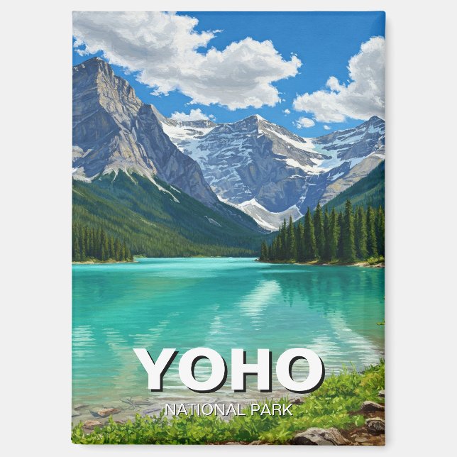 Aimant Parc national Yoho Canada (Recto)