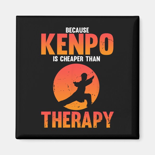 Aimant Parce que Kenpo est meilleur que la blague de kara (Devant)