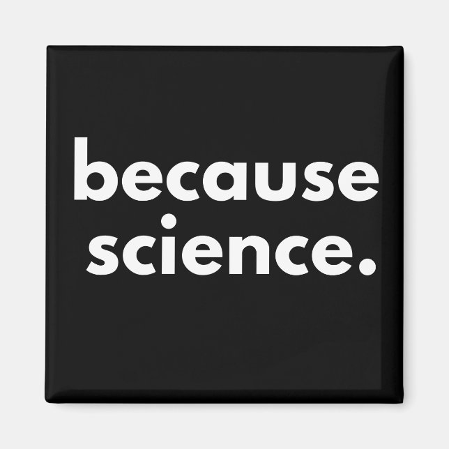 Aimant Parce que la science (Devant)