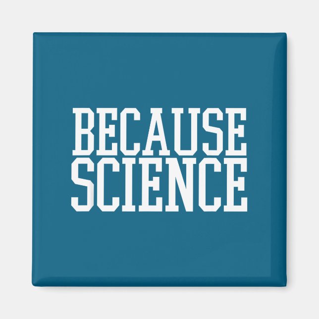 Aimant Parce que la science drôle disant hommes et femmes (Devant)