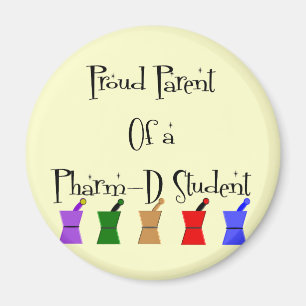 Aimant Parent fier de cadeaux de PharmD (étudiant de