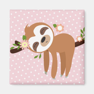 Aimant paresse, paresse mignonne, illustration animale
