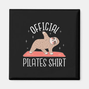 Aimant Paresseux fait du Pilates du matin tenue Pilates p