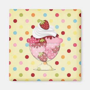 Aimant parfait de fraise