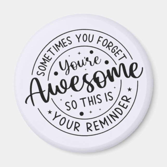 Aimant Parfois Vous Oubliez Votre Super (Devant)