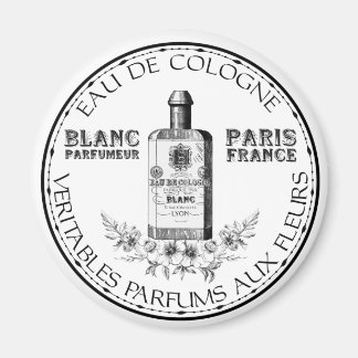 Aimant Parfums Vintages noirs et blancs Floral Cologne