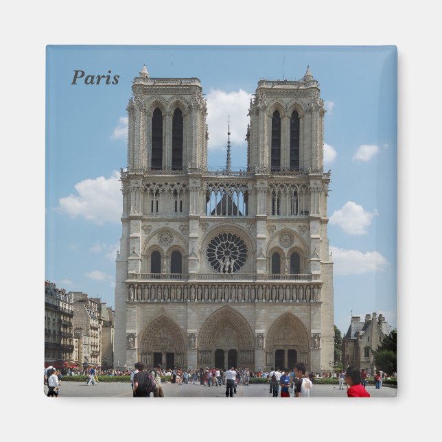 Aimant Paris - Cath�drale Notre-Dame - (Devant)