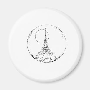 Aimant paris dans une boule de verre