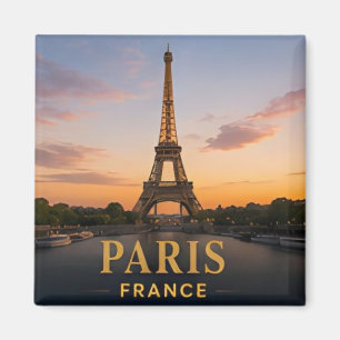 Aimant Paris France Destination de Voyage Européenne Icon