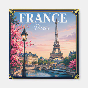 Aimant 🗼 Paris France Souvenir de voyage à la Tour Eiffe